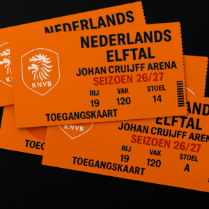 4 kaarten voor Nederlands Elftal in de Johan Cruijff Arena seizoen 26/27
