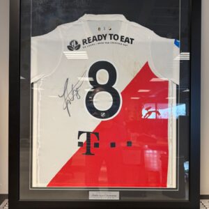 Gedragen en gesigneerd shirt ingelijst Joris van Overeem FC Utrecht (FC Utrecht - Feyenoord 1-2, 22 dec 2019)