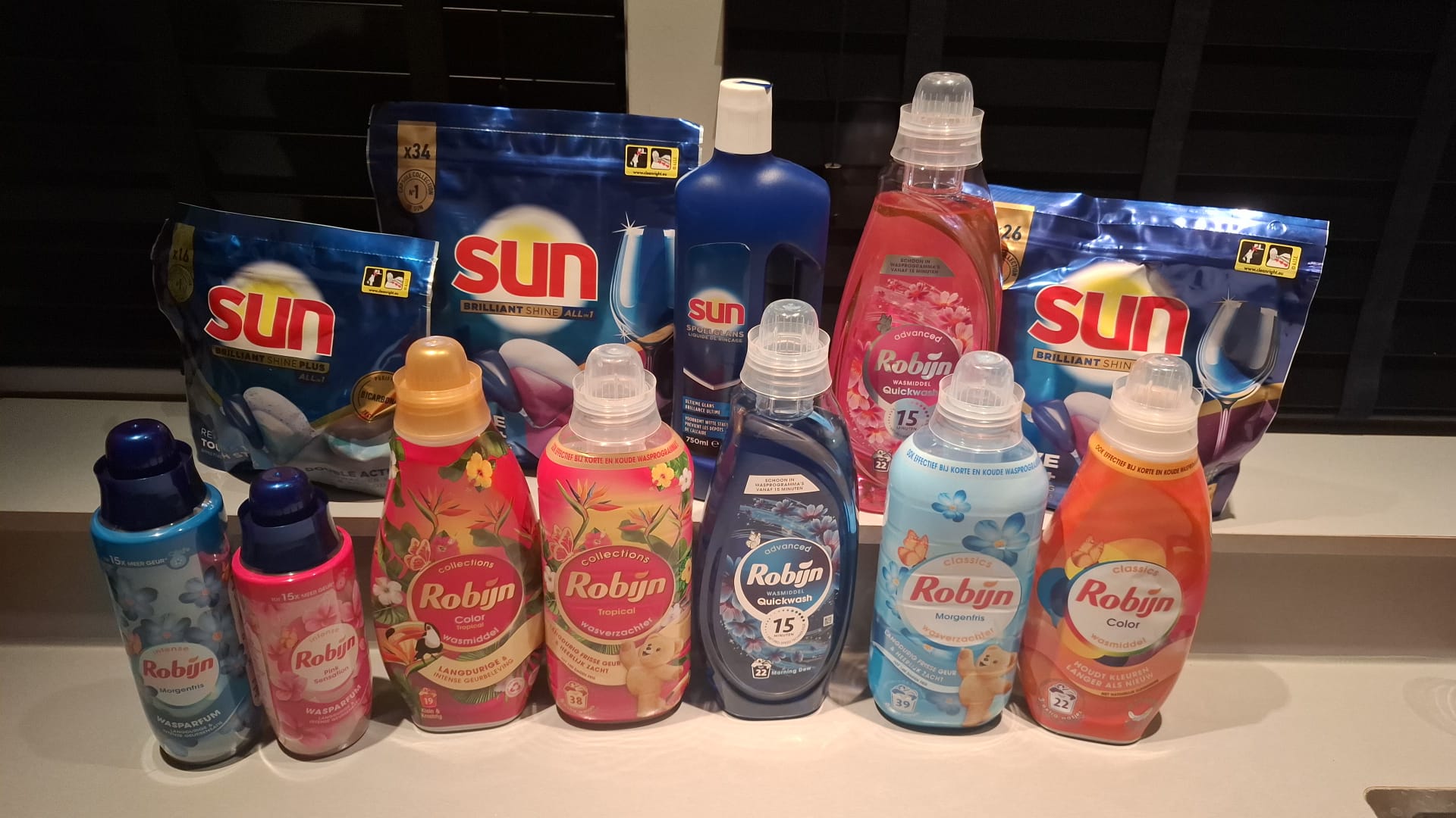 Robijn / Sun schoonmaakpakket