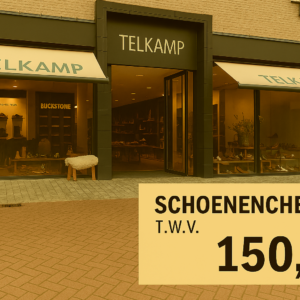 Schoenen cheque t.w.v. ? 150,00